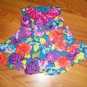 Bonnie Baby 0-3 Month Dress Spring Easter Floral